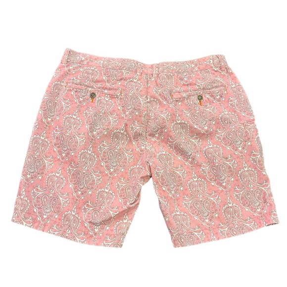 Tallia Sport Shorts | Modern Fit Stretch | Coral/Pink Pattern | Men’s 38 - Picture 6 of 8